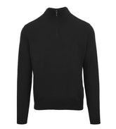 Zenobi, Half Zipper Black  Sweater